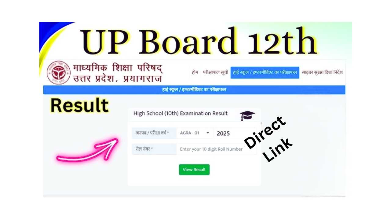 UP Board 10th 12th Result 2025